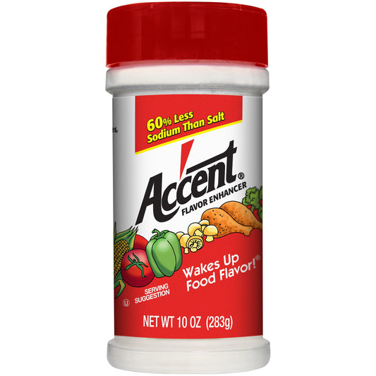 Accent Salt 2 lb packaging