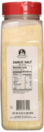 Chef's Quality Garlic Salt 2 lb shaker bottle front view