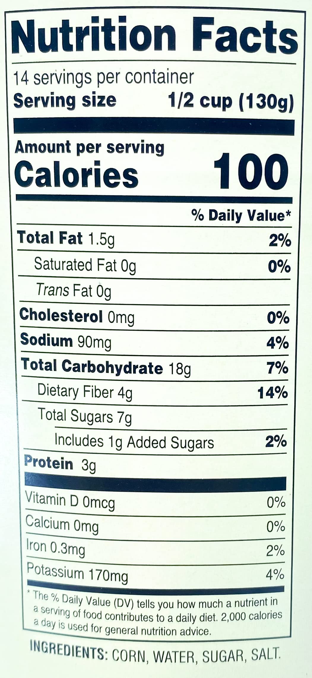 Chef's Quality Whole Kernel Corn #10 Can Bulk Foodservice Pack