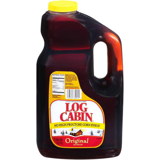 Log Cabin Original Pancake Syrup 1 gallon jug for food service or family use