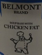 Belmont Chicken Flavor Soup Base 5 lb round bulk tub with label