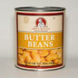 Chef's Quality Butter Beans 6 lb can bulk packaging for foodservice kitchens