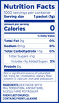 Equal Aspartame Blue Sweetener 1000 packets zero calorie sugar substitute box front view