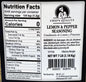 Chef's Quality Lemon Pepper Seasoning 7 pound bulk jar with lemon and pepper graphics