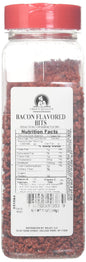 Chef's Quality Bacon Flavored Bits 13 oz jar for salads soups and topping