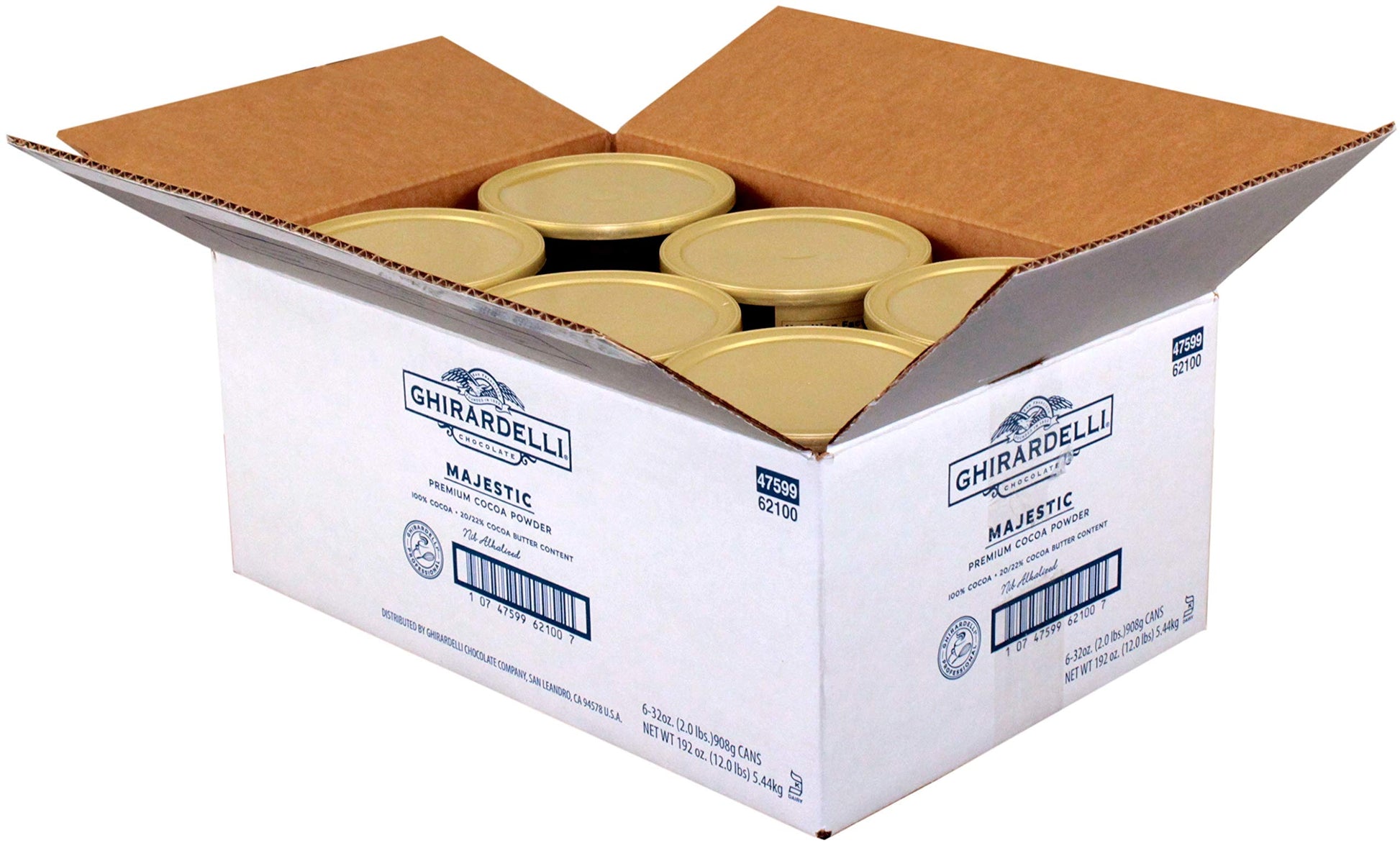 Ghirardelli Majestic Dutch Cocoa Powder 2lb premium baking chocolate powder high fat