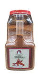 Chef's Quality Dark Chili Powder 6 lbs bulk container with spice label