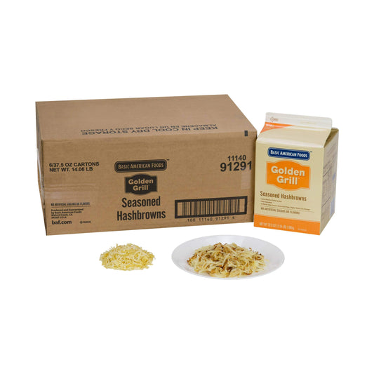 Golden Grill Hash Brown Potatoes 2.34 lb carton - shelf-stable shredded potatoes