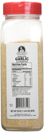 Chef's Quality Granulated Garlic 20 oz restaurant-grade seasoning shaker