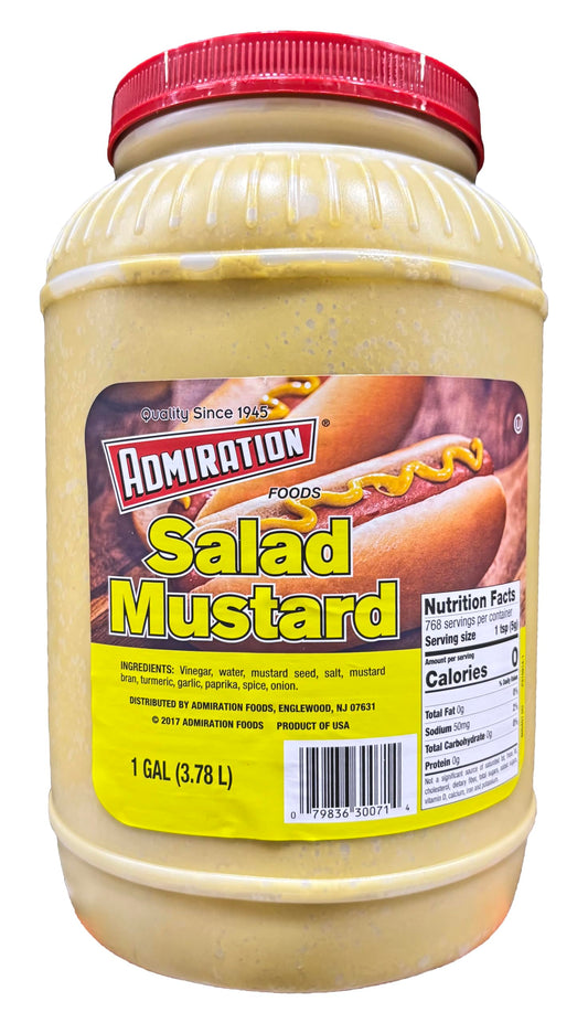 Admiration Salad Mustard 1 Gallon Jar