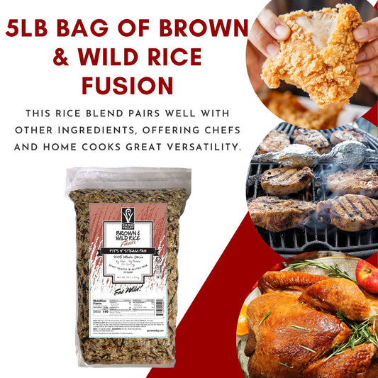 Goose Valley Brown & Wild Rice Fusion family size 5 lb bag with wholesome grain blend