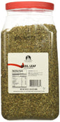 Chef's Quality Basil Leaves 24 oz bulk jar perfect for culinary use