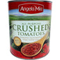 Angela Mia Crushed Tomatoes #10 Can front packaging