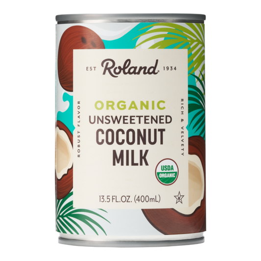Roland Organic Unsweetened Coconut Milk 6.75 lbs bulk can product image