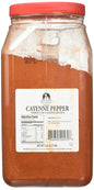 Chef's Quality Cayenne Pepper 5 lb jar bulk red pepper spice container