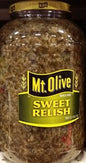 Mt. Olive Sweet Green Pickle Relish 1 Gallon foodservice container
