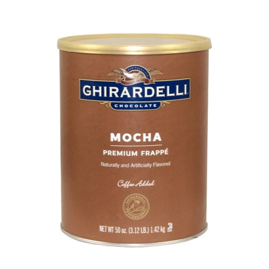 Ghirardelli Mocha Frappe Can 3.12lb – Pack of 6 main packaging front
