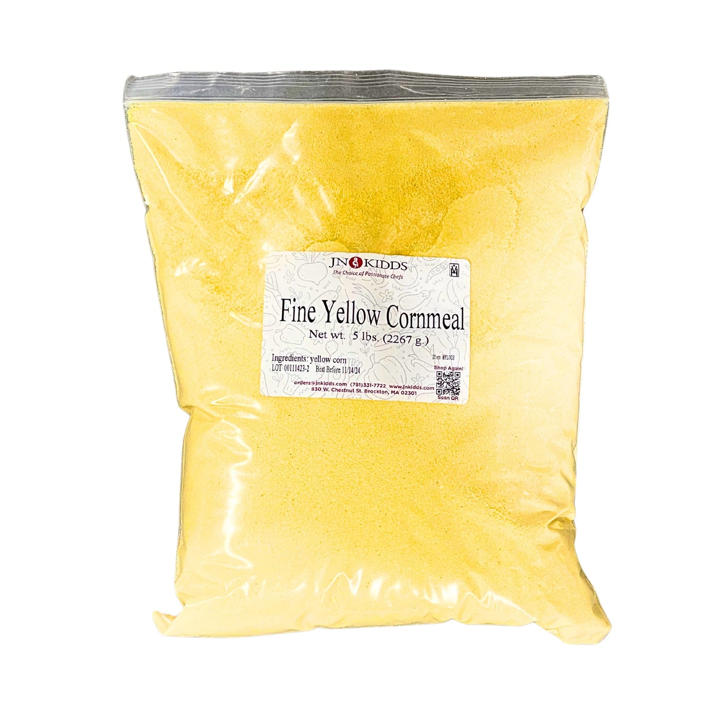 Garcia Fine Cornmeal 24 oz box stone ground premium baking ingredient