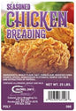 Colonel Jim's Seasoned Chicken Breading 25 lb bag bulk packaging