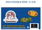 Chef's Quality Fine Egg Noodles 10 lb bulk bag