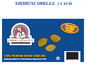 Chef's Quality Medium Shell Pasta bulk 2x10 lbs bags front package