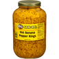 B&G Hot Banana Pepper Rings in 1 gallon container
