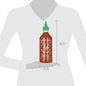 First World Sriracha Hot Sauce 730 ml bottle, Asian chili sauce condiment