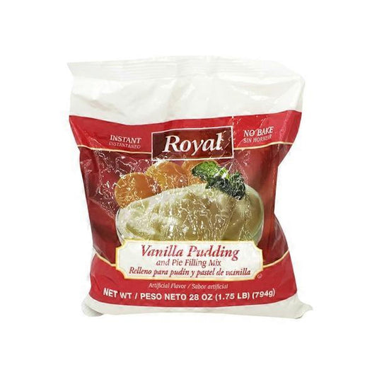 Royal Vanilla Pudding Mix 28 oz commercial bulk pouch front