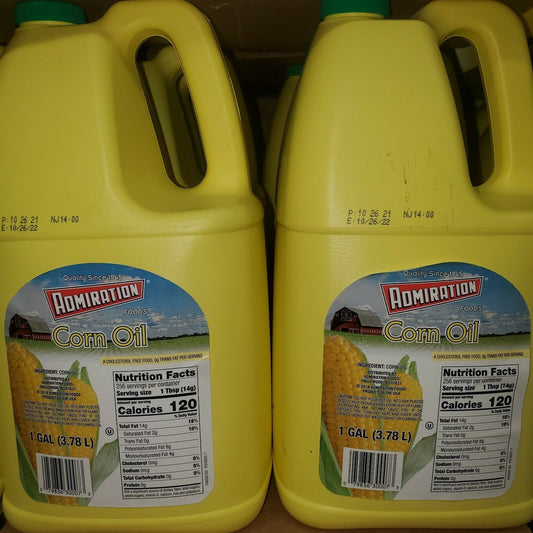 Admiration Corn Oil 1 Gallon Bottle